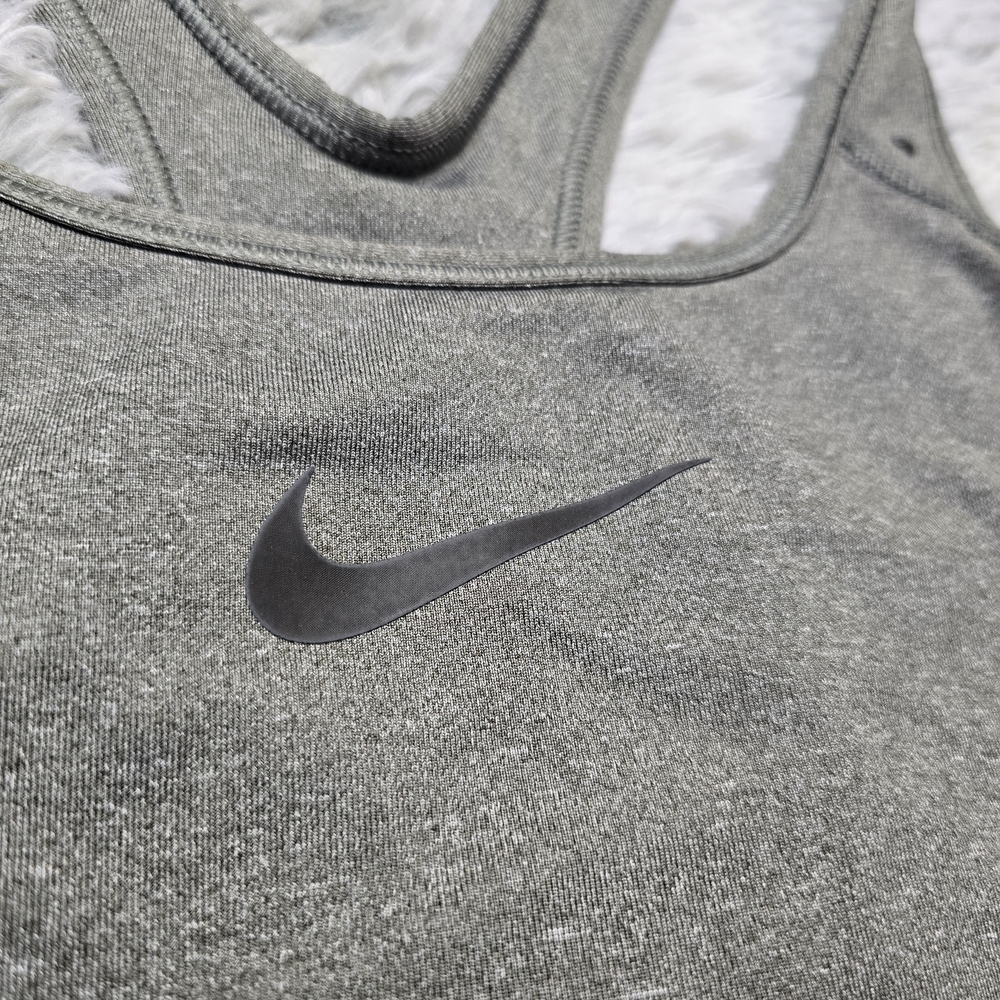 Nike Women's Charcoal Sports Bra Size Large - Picture 2 of 6